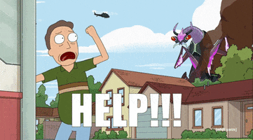 Scared GIF