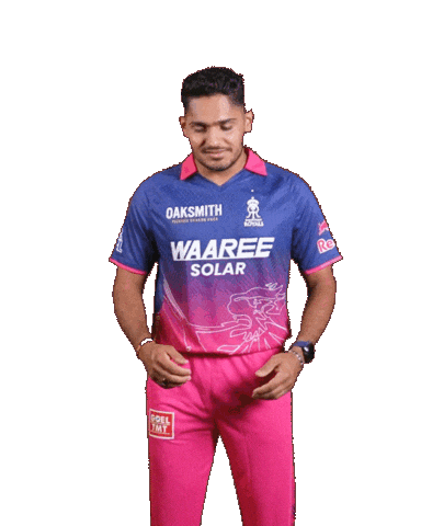 Halla Bol Pink Sticker by Rajasthan Royals