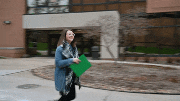 College Student Running GIF by Youngstown State University