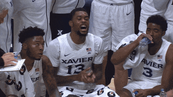 Scream Marshall GIF by Xavier Men's Basketball