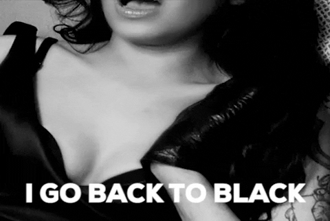 Back To Black GIF by Amy Winehouse - Find & Share on GIPHY
