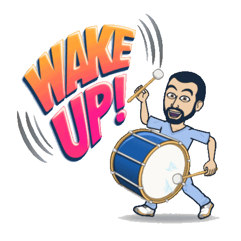 Wake Up Endohospital Sticker by Endobariatric