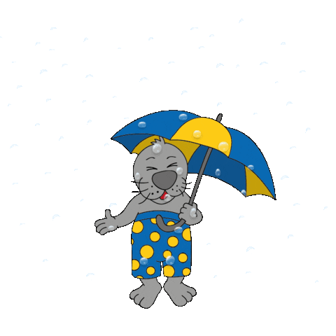 Dance Raining Sticker by WONNEMAR Erlebnisbad Ingolstadt