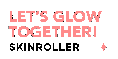 Glow Skin Care Sticker by Skinroller