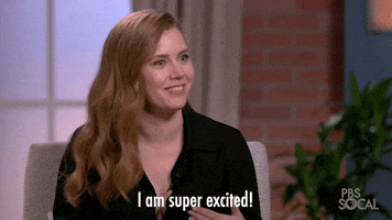 PBSSoCal excited amy adams pbs socal variety studio actors on actors GIF