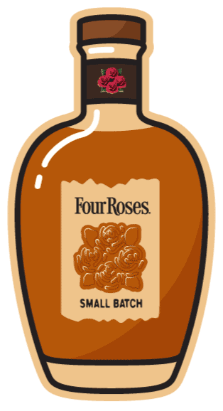 Cheers Drinks Sticker by Four Roses Bourbon