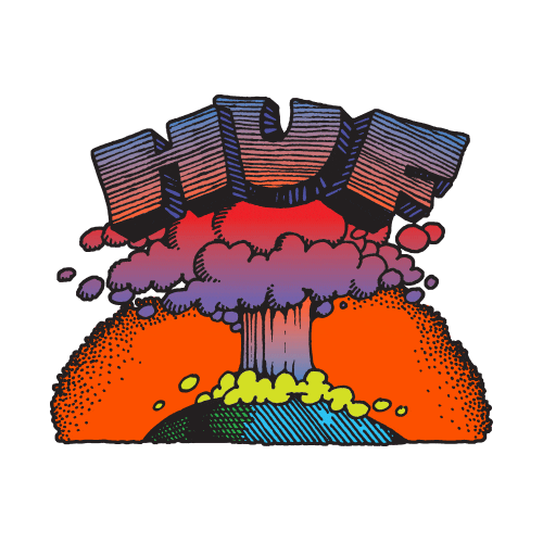 Huf Holiday 19 Sticker by HUF Worldwide