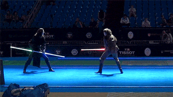 star wars fencing GIF by Digg