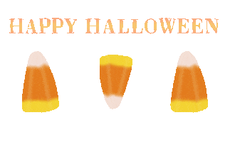 Candy Corn Halloween Sticker