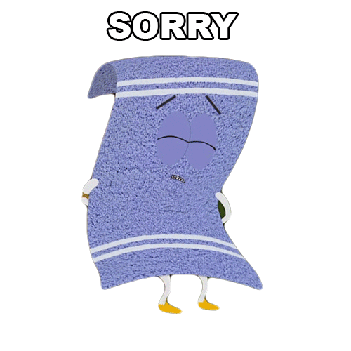 Sorry Sticker by South Park