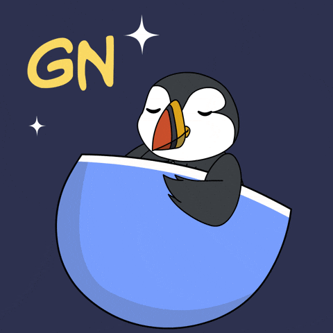 Sleepy Good Night GIF by Puffins