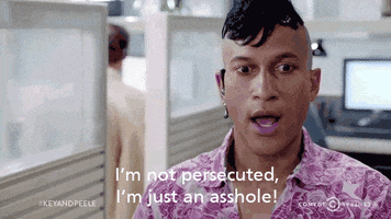  comedy central key and peele asshole realization GIF