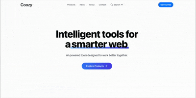 Scroll Homepage GIF by Wana