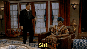 Sit Down Reaction GIF by CBS