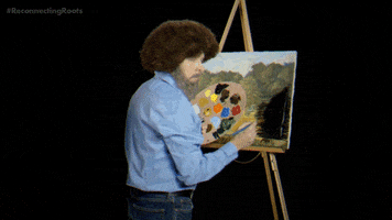 Bob Ross Art GIF by Reconnecting Roots