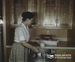 Kitchen Cleaning GIF by Texas Archive of the Moving Image
