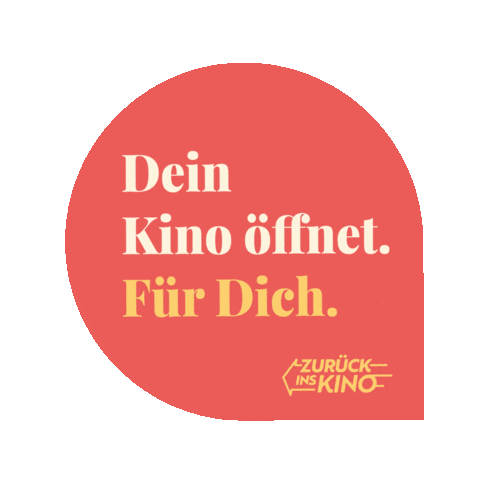 Zurück ins Kino Sticker