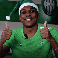 Merry Christmas No GIF by AS Saint-Étienne