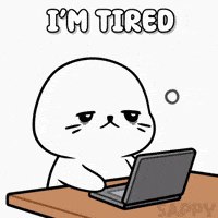 Tired Work GIF by Sappy Seals
