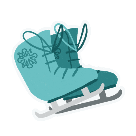 Ice Skating Sticker