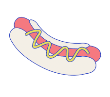 Happy Food Sticker by Pattern Brands