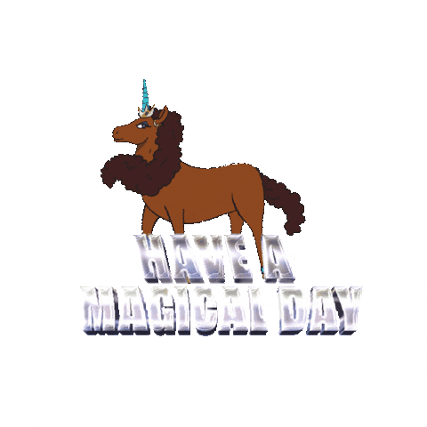 Horse Magical Day GIF by Afro Unicorn