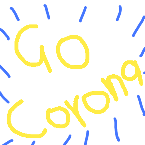 Corona Sticker