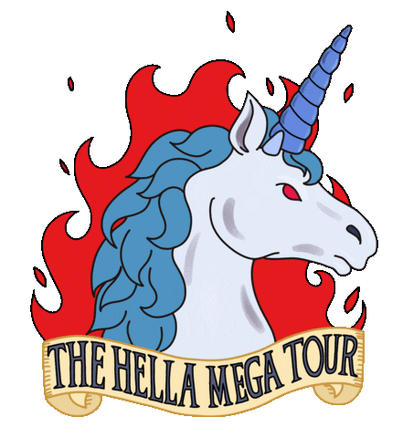Green Day Sticker Sticker by Hella Mega Tour