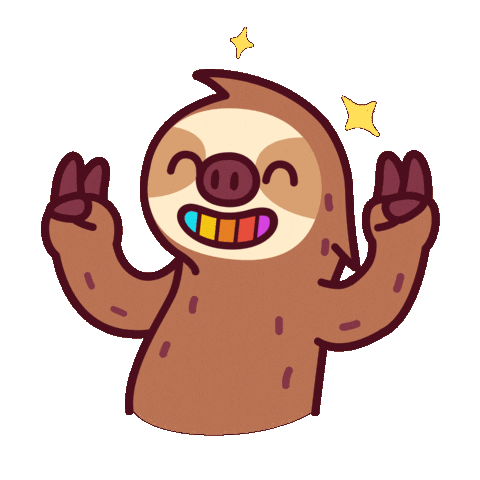 Happy Good Vibes Sticker by Sloooths