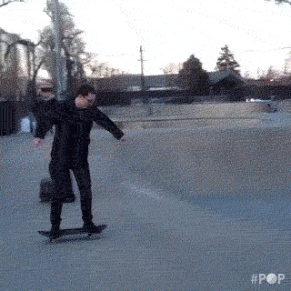 skateboard fail GIF by GoPop