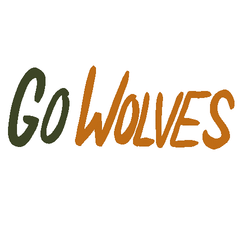 Wolves Sticker by Walla Walla University