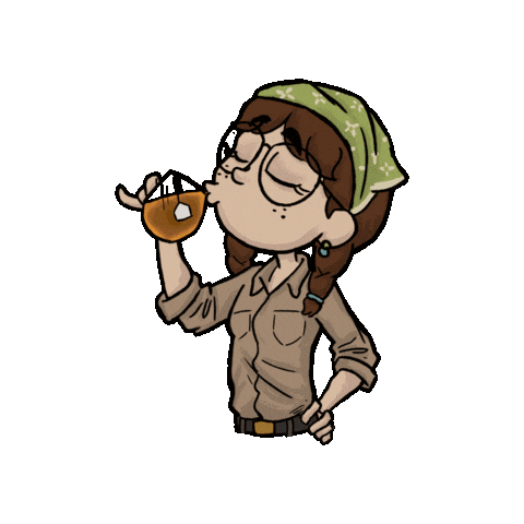 Thats The Tea Sticker by Pepper Steps