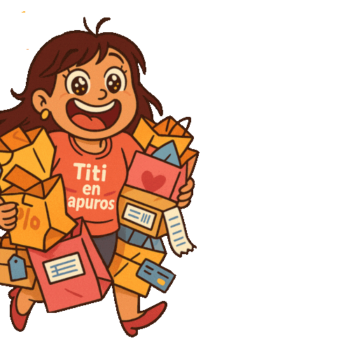 Compras Shopaholic Sticker