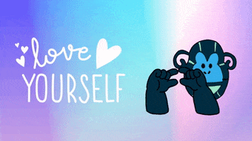 Happy Love Yourself GIF by Digital Pratik