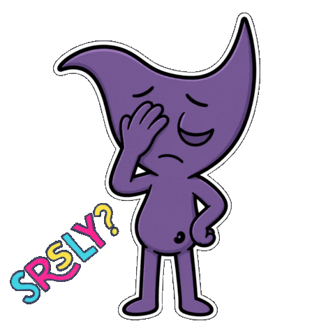 No Way Seriously Sticker by CwaZyVerse