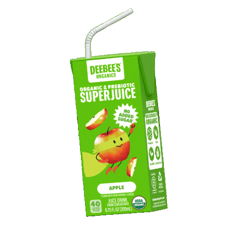 Juice Box Superjuice Sticker by DeeBee's Organics