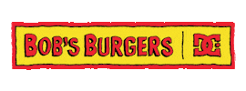 Bobs Burgers Sticker by DC Shoes