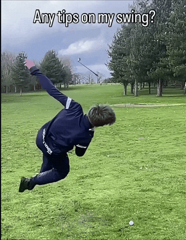 Golfing Tiger Woods GIF