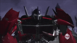 Angry Optimus Prime GIF