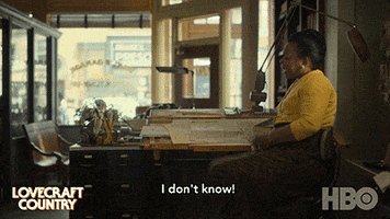 No Idea Idk GIF by Lovecraft Country