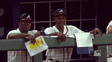 Major League Baseball Laughing GIF by MLB