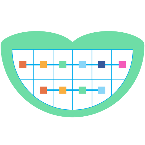 Mouth Smile Sticker by Meyer Orthodontics