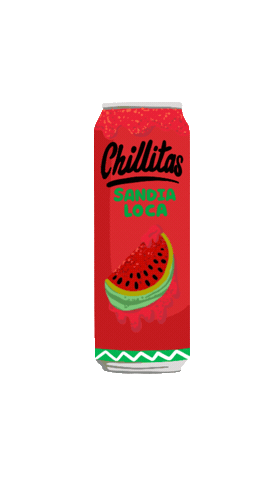 Watermelon Sandia Sticker by Chillitas