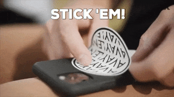 avaylen art phone stickers skate GIF