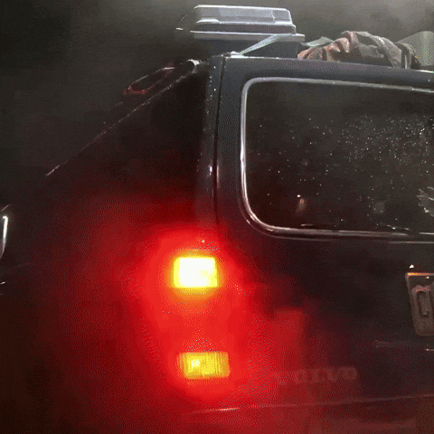 Volvo Rainy Night GIF