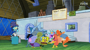 Celebrate Squidward Tentacles GIF by SpongeBob SquarePants
