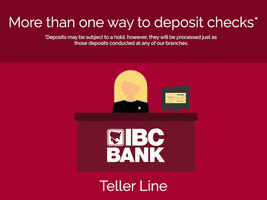 Depositchecks GIF by IBC Bank