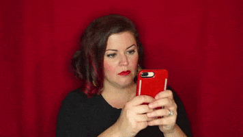 christinegritmon text red phone iphone GIF