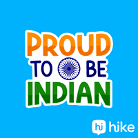 Independence Day India Freedom GIF by Hike Sticker Chat
