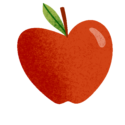 Food Apple Sticker by Bett Norris